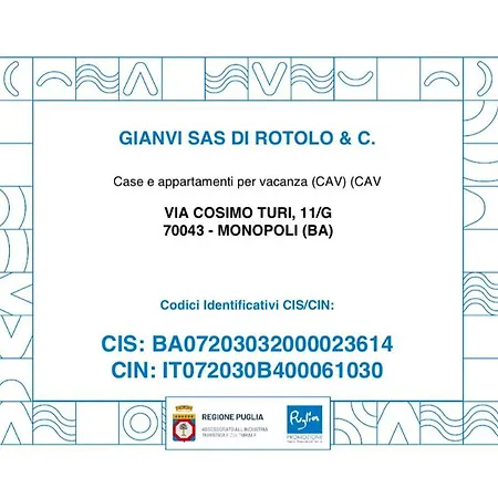 Ferienhaus Dimora Girasole Monopoli